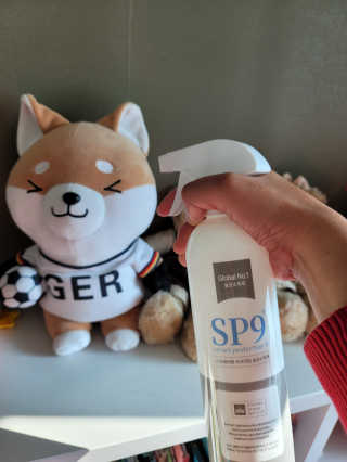 SP9 스프레이형 프리미엄 살균소독제 500ml+100ml — 5점을 준 리뷰어가 2020년 12월 올린 사용 사진
