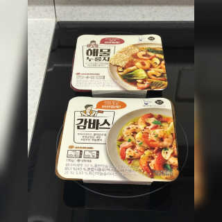 [심플리쿡] GS25 감바스, 해물누룽지 SET — 4점을 준 리뷰어가 2020년 9월 올린 사용 사진