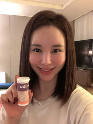 웰리카 더블유 100억 유산균 — 5점을 준 리뷰어가 2020년 12월 올린 사용 사진