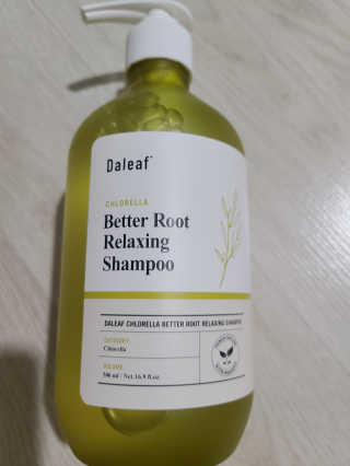 달리프 클로렐라 베러 루트 릴렉싱 샴푸 500ml — 4점을 준 리뷰어가 2020년 11월 올린 사용 사진