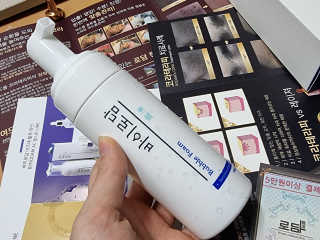 [바이로담] 저자극 약산성버블 폼 폼클렌징 150ml — 5점을 준 리뷰어가 2021년 3월 올린 사용 사진