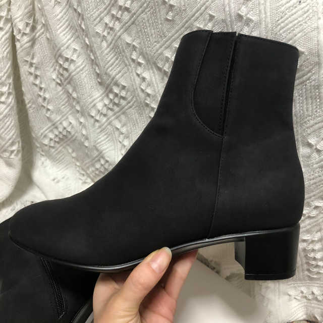 NF 앵클부츠 4cm F20A004 리뷰 사진
