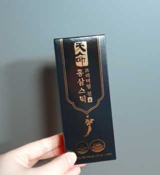 헬스업_천명진프리미엄홍삼스틱_10ml x 30포 — 5점을 준 리뷰어가 2020년 10월 올린 사용 사진