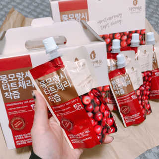 자연에온 몽모랑시 타트체리 착즙 100mL 10개입 2BOX — 5점을 준 리뷰어가 2020년 11월 올린 사용 사진