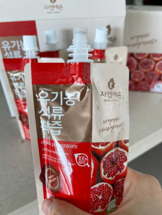 자연에온 유기농 석류 착즙 100mL 10개입 2BOX — 5점을 준 리뷰어가 2020년 11월 올린 사용 사진
