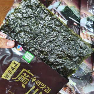 광천우리맛김 바삭하고 고소한 광천우리재래전장김 15봉 — 5점을 준 리뷰어가 2020년 6월 올린 사용 사진