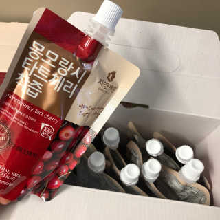 자연에온 몽모랑시 타트체리 착즙 100mL 10개입 2BOX — 5점을 준 리뷰어가 2020년 10월 올린 사용 사진