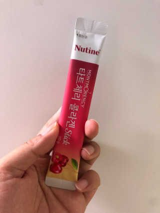 뉴틴 타트체리 콜라겐 스틱 20g X 30포 — 5점을 준 리뷰어가 2020년 7월 올린 사용 사진