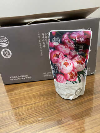 농사지음 약콩과 작두콩으로 만든 오늘두유 작약 2박스 — 4.5점을 준 리뷰어가 2020년 8월 올린 사용 사진