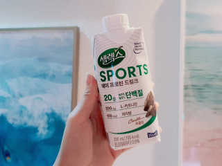 셀렉스스포츠 셀렉스 스포츠 드링크 초콜릿 _ 330ml x 12팩 — 5점을 준 리뷰어가 2020년 11월 올린 사용 사진