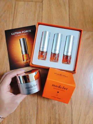 메디페르 [ 1+1 ] 루테인앰플세트 1개 + 루테인크림 50ml 1개 — 5점을 준 리뷰어가 2020년 9월 올린 사용 사진