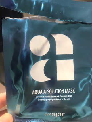 Avajar A-Solution 마스크 — 5점을 준 리뷰어가 2020년 11월 올린 사용 사진