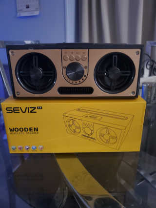 SEVIZ RETRO20W 레트로 블루투스 스피커 — 5점을 준 리뷰어가 2020년 10월 올린 사용 사진