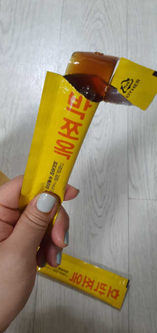 조은약초 국산 늙은 호박즙 호박쪼옥 젤리 20g x 15포 — 5점을 준 리뷰어가 2020년 8월 올린 사용 사진
