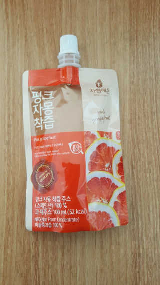 자연에온 핑크 자몽 착즙 100mL 10개입 2BOX — 5점을 준 리뷰어가 2020년 10월 올린 사용 사진