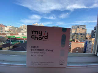 JW중외제약 마이코드 알티지 오메가3 1000 mg — 5점을 준 리뷰어가 2020년 10월 올린 사용 사진