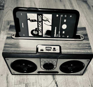 SEVIZ RETRO20W 레트로 블루투스 스피커 — 5점을 준 리뷰어가 2020년 8월 올린 사용 사진