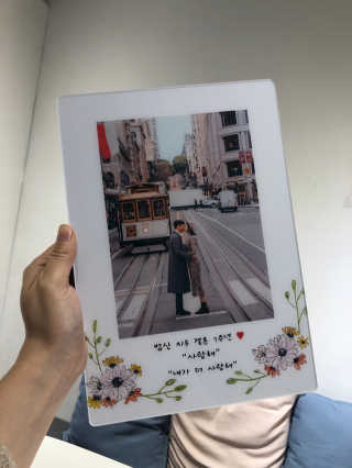 100가지 기념액자 — 3.5점을 준 리뷰어가 2020년 11월 올린 사용 사진