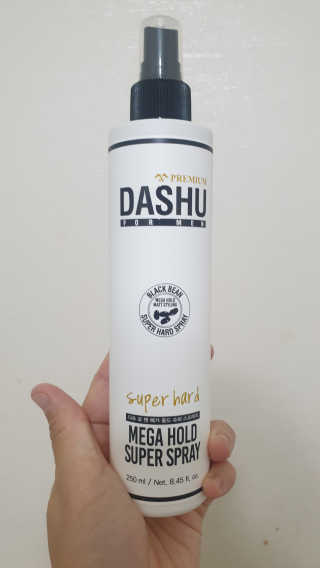 다슈코리아 다슈 포 맨 프리미엄 메가 홀드 슈퍼 스프레이 250ml — 3점을 준 리뷰어가 2020년 10월 올린 사용 사진