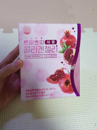 헬스업_쁘띠쁘띠석류콜라겐젤리_20g x 14포 — 5점을 준 리뷰어가 2020년 8월 올린 사용 사진