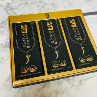 헬스업_천명진프리미엄홍삼스틱_10ml x 30포 — 5점을 준 리뷰어가 2020년 10월 올린 사용 사진
