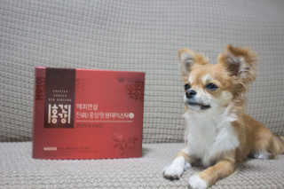 홍건강 해피한삼 진 홍삼정 원데이스틱 10g x 30포 — 4점을 준 리뷰어가 2020년 5월 올린 사용 사진