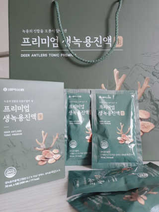서울약사신협 약사신협_생녹용 진액_70ml x 30포 — 4.5점을 준 리뷰어가 2020년 9월 올린 사용 사진