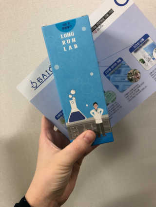 BAIO HEALTH LABS LONG RUN LAB 10개입 1박스 — 5점을 준 리뷰어가 2020년 4월 올린 사용 사진