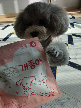 My Pet Care 천연단백질 관절건강에 개좋아 — 5점을 준 리뷰어가 2020년 11월 올린 사용 사진