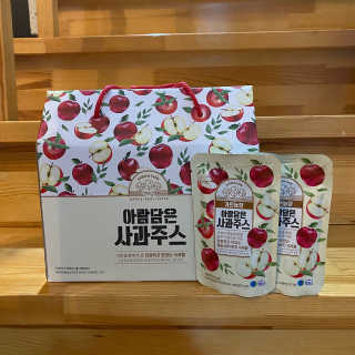 [가든농장]아람담은 사과주스 [가든농장] 아람담은 사과주스 120ml x 15포 — 5점을 준 리뷰어가 2020년 6월 올린 사용 사진