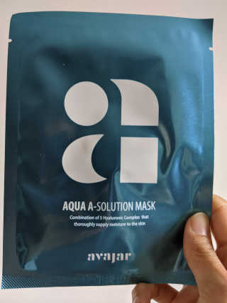 Avajar A-Solution 마스크 — 4.5점을 준 리뷰어가 2020년 10월 올린 사용 사진