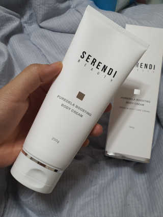 세렌디뷰티 퓨어델라 부스팅 바디크림 — 5점을 준 리뷰어가 2020년 6월 올린 사용 사진