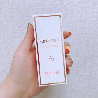 세렌디뷰티 레드 프로폴리스 트리플 앰플 — 5점을 준 리뷰어가 2020년 7월 올린 사용 사진