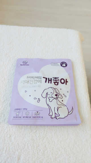 My Pet Care 천연단백질 치아건강에 개좋아 — 4점을 준 리뷰어가 2020년 11월 올린 사용 사진