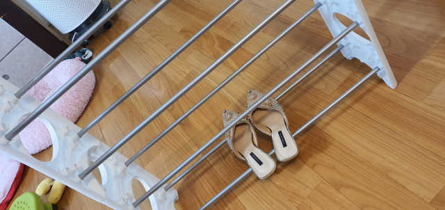 바네스데코 DIY 오픈 4단 신발 정리대 화이트 리뷰 사진