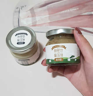 제주 성이시돌목장 하양한 수제밀크잼 베스트 2종 — 5점을 준 리뷰어가 2020년 8월 올린 사용 사진