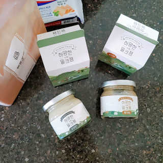 제주 성이시돌목장 하양한 수제밀크잼 베스트 2종 — 3점을 준 리뷰어가 2020년 8월 올린 사용 사진
