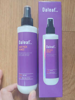 달리프 글램 헤어팩 인미스트 200ml — 5점을 준 리뷰어가 2020년 12월 올린 사용 사진
