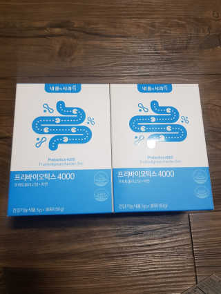 내몸에사과해 프리바이오틱스4000 — 5점을 준 리뷰어가 2020년 11월 올린 사용 사진