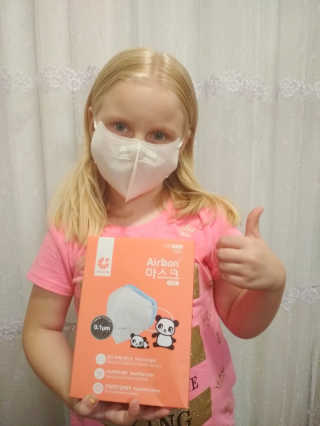 SOOMLAB Mask Kids - Airbon — 5점을 준 리뷰어가 2020년 9월 올린 사용 사진
