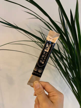 헬스업_천명진프리미엄홍삼스틱_10ml x 30포 — 3.5점을 준 리뷰어가 2020년 11월 올린 사용 사진