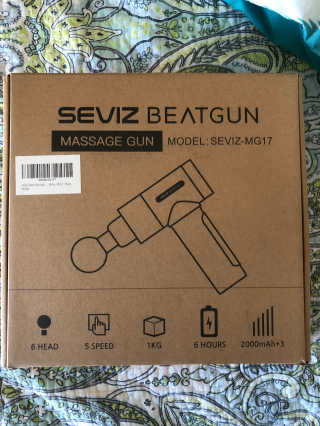 SEVIZ 비트 마사지 건 MG17 블랙 — 5점을 준 리뷰어가 2020년 11월 올린 사용 사진