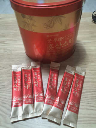 서울약사신협_굿투데이홍삼스틱_10ml x 100포 — 5점을 준 리뷰어가 2020년 7월 올린 사용 사진