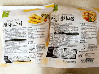 가치식탁 리얼치즈스틱, 리얼크림치즈볼 — 5점을 준 리뷰어가 2020년 6월 올린 사용 사진