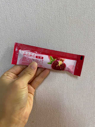 헬스업_쁘띠쁘띠석류콜라겐젤리_20g x 14포 — 5점을 준 리뷰어가 2020년 7월 올린 사용 사진