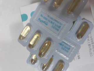 JW중외제약 마이코드 알티지 오메가3 1000 mg — 4점을 준 리뷰어가 2020년 8월 올린 사용 사진