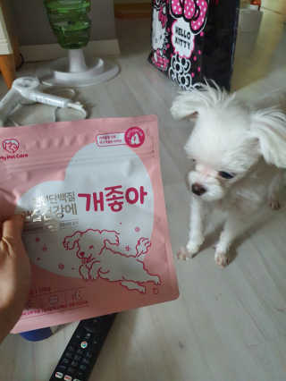 My Pet Care 천연단백질 관절건강에 개좋아 — 5점을 준 리뷰어가 2020년 12월 올린 사용 사진