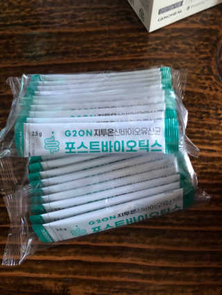 지투온 신바이오유산균 포스트바이오틱스 — 5점을 준 리뷰어가 2020년 10월 올린 사용 사진