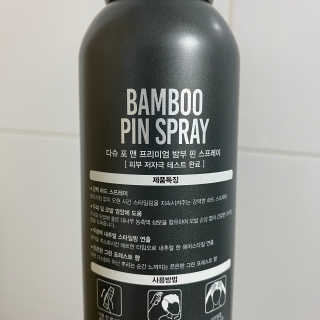 다슈코리아 다슈 포 맨 프리미엄 밤부 핀 스프레이 300ml — 1.5점을 준 리뷰어가 2020년 7월 올린 사용 사진