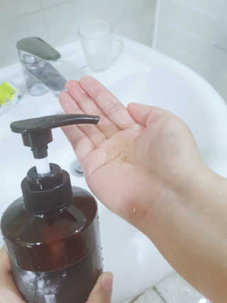 에이처드 유산균 탈모 샴푸 500ml — 5점을 준 리뷰어가 2020년 9월 올린 사용 사진